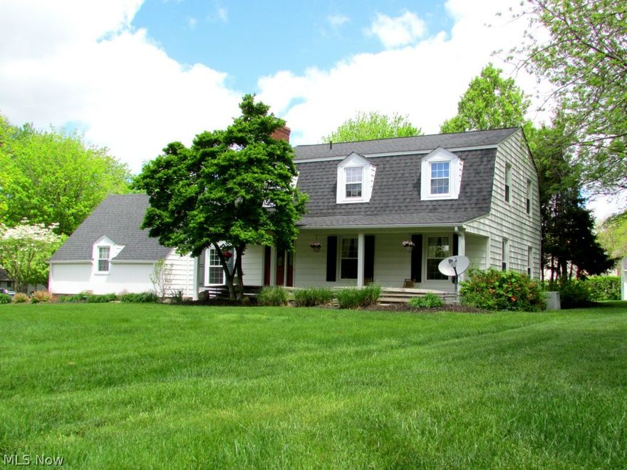 Many updates in this awesome 4 bedroom, 2 1/2 bath Concord Township colonial! This is a must-see, with an inviting layout, 2 car attached garage, full finished basement, and a gorgeous private lot! The large eat in kitchen offers granite countertops, ceramic tile flooring, and oak cabinets. There are two fireplaces on the main floor, one in the private office space and the other in the huge family room with built in wet bar and great views of the backyard! The full basement has a rec room and plenty of space for storage! 1st floor laundry room with a lot of extra storage space! Master bedroom with updated full bathroom and double closets! 3 additional bedrooms upstairs with plenty of closet space! Beautifully landscaped yard with a large patio and convenient storage shed. Updates include a newer hot water heater and high efficiency furnace, remodeled bathroom, fresh paint throughout, and insulation in the laundry/family room area for added energy efficiency.