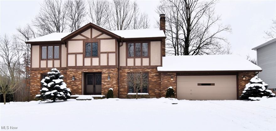 Charming 4-Bedroom 2.5 bath Home nestled on a quiet cul de sac  street offers serene living with every modern convenience. The professionally landscaped yard boasts a spacious side yard, a gorgeous deck, and a private backdrop of lush trees—perfect for playing, entertaining, and soaking up the outdoors. Inside, the Great Room features a cozy fireplace and a granite bar, creating a warm and inviting space for gatherings. The kitchen is updated and complete with gleaming granite countertops, a stylish backsplash, stainless steel appliances, and new flooring.  First floor laundry convenience. The finished basement expands your living space with a versatile playroom and a workshop, making it ideal for hobbies or additional storage. Electric car charger installed in the garage. 
Top ranked solon schools school district.