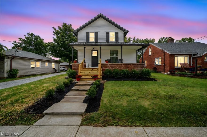 Welcome to 116 Chardon Avenue, a beautifully updated gem that blends modern upgrades with timeless farmhouse charm. This cozy home features a new roof, windows, and siding, providing both style and lasting durability. Inside, the kitchen shines with butcher block countertops, stainless steel appliances, and custom cabinetry perfect for cooking and gathering. The bathrooms showcase clean sleek finishes that create serene retreats, while the living spaces are filled with natural light, enhancing the warm and inviting atmosphere. A convenient mudroom adds extra functionality and storage, keeping the home organized and welcoming.
Located directly across from Chardon High School, this home offers unmatched convenience for families, with tennis courts, basketball courts, and a community pool all within walking distance. Just a short stroll from Historic Chardon Square, you'll enjoy easy access to local coffee shops, boutiques, and restaurants. Outside, a charming covered front porch and stone patio provide inviting spaces to relax or entertain, while an oversized detached two-car garage offers plenty of room for vehicles, tools, or hobbies.  Experience the perfect blend of comfort, charm, and convenience - schedule your private showing today!