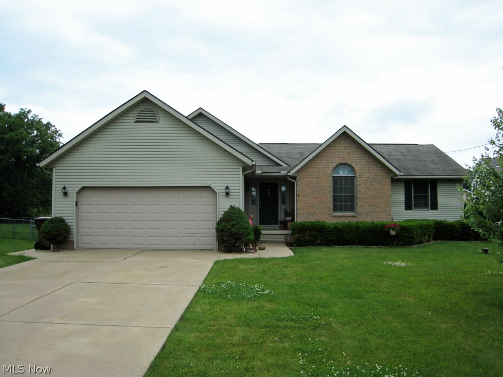 Must take a look at this great Ranch built by Schumacher in 1997! 3 bedroom, 2 full bathroom, master suite includes a master bath with skylight and walk-in closet. New flooring throughout (2014), large bedrooms, and vaulted ceilings in the living room and kitchen. Living room includes a wood-burning fireplace and the room opens to the dining room and kitchen. Kitchen is spacious and comes with all the appliances. Convenient first floor laundry room right off the kitchen. Dining room features a patio door which leads out to the deck, pool and fenced in backyard. The pool is an above-ground 17'x29' and is 4' deep, perfect for staying cool during the hot days of summer. The backyard is spacious and the property comes with a 8x10 Amish build vinyl sided storage barn ideal for storing the lawnmower and keeping the garage for your cars! This property is conveniently located on Pickle Rd. between Killian & 619 with easy access to 77, restaurants and shopping. Ranch homes are in short suppl