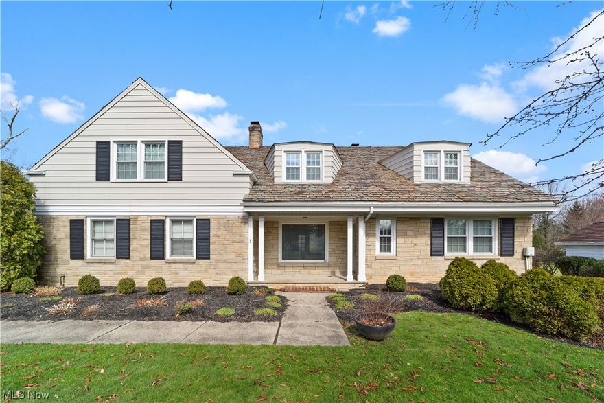 Pepper Pike rental opportunity on Shaker Blvd in sought after neighborhood and Orange School District. This welcoming home is spacious with a contemporary open floor plan and tons of natural light. This home features a huge completely updated eat in kitchen with breakfast bar and adjacent sun room to enjoy your morning coffee. There are so many options for the space with an enormous dining room and living room with fireplace off the kitchen. There are 6 bedrooms total- 2 on the first floor with one full and one half bathroom and 4 additional bedrooms with 2 full bathrooms upstairs. The master suite has an en suite bath and 2 walk in closets. There is also a very unique second floor sitting area that would be great for a second floor family room or play area. Plenty of flex space up, down or in the finished basement for home office, craft room, library, exercise room. Gorgeous one acre lot with beautiful mature landscaping and an elegant stone patio. Finished basement with party room and wood burning fireplace.  First/last monts rent deposits & pet deposit required. There is a non-refundable rental application fee of $40.95