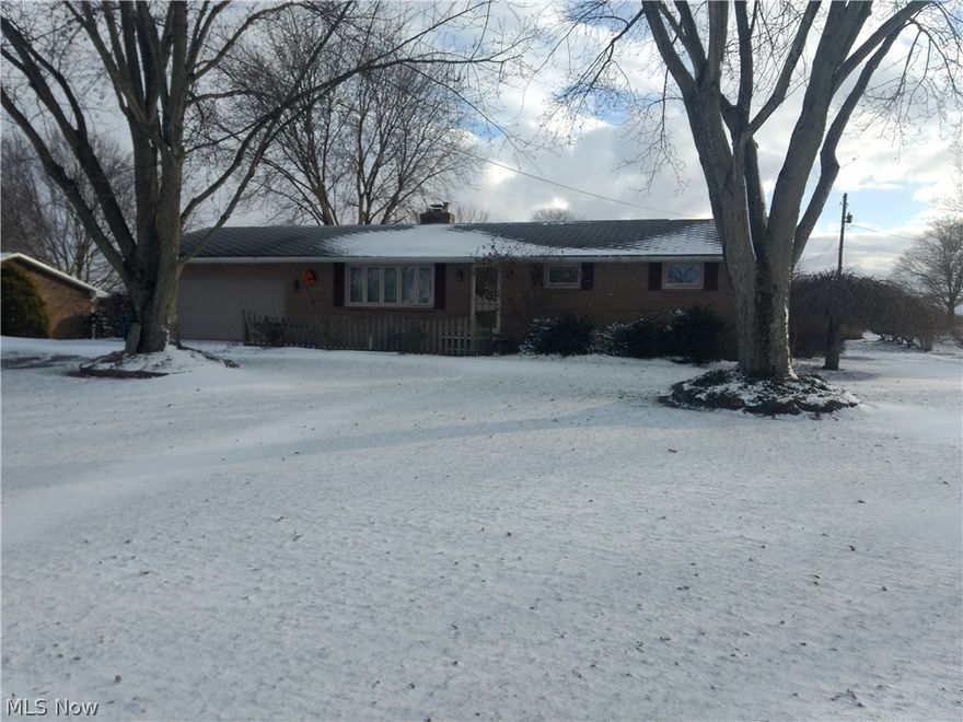 Step into this charming brick ranch with plenty of amenities for entertaining!  This home offers spacious living room and eat in kitchen.  Newer counter tops and some appliances.  Beautiful updated flooring in last 4 years.  Plenty of room in basement for additional living space including huge storage area and laundry.   Extra shower in basement.  200 amp service.  Newer windows.  Septic new in 2014.   Additional 2 car garage and shed on south side of property.  In ground pool for hot summer days!!!  Call today for a tour today!