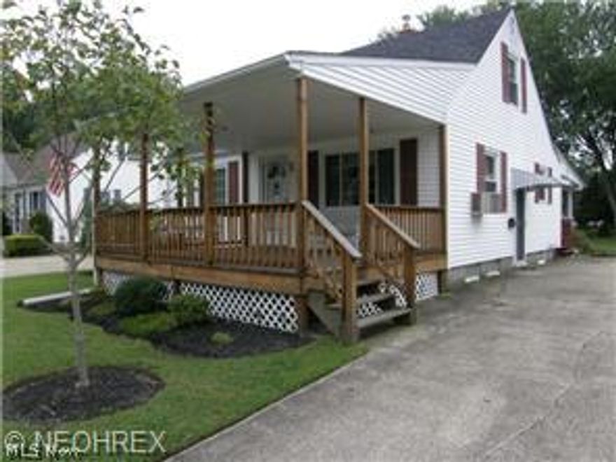 Move right into this updated and totally adorable home...it has two outdoor covered porches...front and back! Back porch leads to  the 18ft round, above gr. pool...with fenced in yard on nearly one quarter acre. The kitchen is totally updated with lots of cupboard and counter space. Hardwood floors in the living room and main floor bedrooms. The partially finished basement has another full updated large bathroom...it features a whirlpool tub! Plenty of room for a family room in the lower level. This home is a must see...you won't have to do a thing...but move right in!!! Check out this Harbor home for a great price!