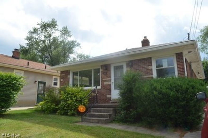 The three little pigs can't blow this house down, Nice brick home, low maintenance, some hardwood floors. Large basement that could be finished. Great detached garage with extra covered area for many uses. This is a Fannie Mae property.Buyer or Buyers Agent responsible for checking history of property with any public or non-public authorities for information that may affect the intend use of the property.

Agents to review attached document for offer instructions.