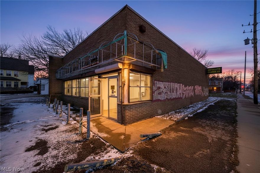 Prime downtown commercial opportunity! This 2,200 sq ft building offers incredible flexibility and is ready to be transformed to fit your vision. Previously used as a laundromat, the space has been cleared and features drywalled walls—providing a clean slate for your next business venture. With its versatile layout and high potential, this property is ideal for retail, office space, a service business, or a custom concept tailored to your needs. Bring your ideas and make this space your own in a prime Cleveland location!