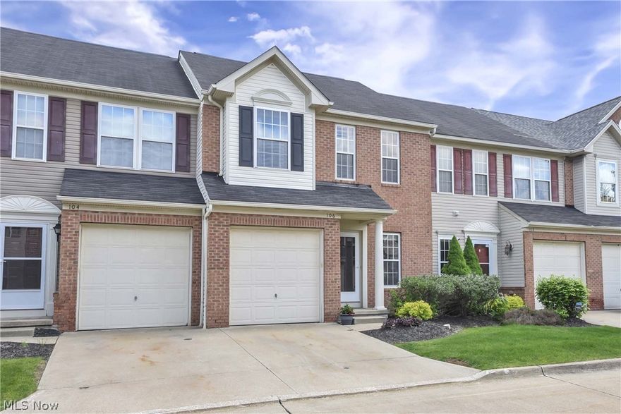 Beautifully maintained townhome with stylish neutral décor and an open, inviting floor plan. The spacious Great Room flows seamlessly into the Kitchen and Dining areas, with sliding doors leading to a large deck — perfect for entertaining family and friends.

The second floor features 3 generously sized bedrooms, 2 full baths, including an Owner’s Suite with en-suite bath and walk-in closet, plus the convenience of second-floor laundry. Updates:  new outside air conditioner unit and coil, new Zoeller sump pump and maintenance free back up battery, new water heater; New refrigerator, microwave and dishwasher unit were all installed within the last 4 years; new carpeting in basement, stairs and living room.

The finished lower level offers approximately 632 square feet of additional living space, ideal for a recreation room, office, or workout area, and is already plumbed for a future bath. Ample storage space, sump pump with battery backup, and all appliances remain.

Located on a quiet no-through street with guest parking nearby and convenient to shopping, dining, parks, playgrounds, and more. Move-in ready and easy to enjoy!