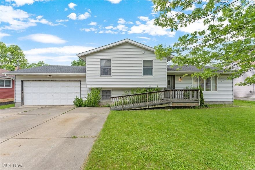 Welcome to 67 Chestnut Ave – a bright and cheerful split-level gem in Northfield! This spacious 3-bedroom, 2-bathroom home offers over 1,700 square feet of comfortable living space, filled with natural light and charm. Step into the airy main living area where large windows and a soft, neutral palette create a warm and inviting atmosphere. The dining room flows effortlessly to the deck through a sliding glass door, perfect for entertaining or relaxing. The kitchen offers generous cabinet space and great potential to make it your own. Upstairs, you’ll find three spacious bedrooms—including a large primary—and a full bath with modern finishes. The lower level expands your options with a cozy rec room, a second full bath, and an additional room ideal for a home office or fourth bedroom. The basement includes laundry space and the opportunity to finish for even more living area. Outside, enjoy a fully fenced, generous backyard ready for summer fun. Don’t miss your chance to own this fantastic home in a desirable neighborhood—it’s full of potential and ready to welcome you home!