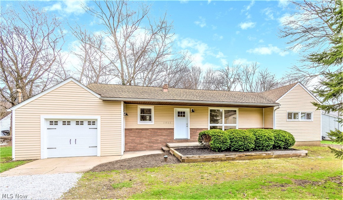 *This Remodeled FARMHOUSE Style Ranch Boasts 3 Bdrms, 2 FULL Bathrms, 1372 Sq. Ft, Attached Garage & Is Sure To Impress! *1 ACRE Of Land W/Trees Behind!! *Relax On A COVERED 210 Sq. Ft DECK & COVERED 33 Ft. Long Front PORCH! *Turn Key And MOVE IN READY! *1st Floor Laundry *CUSTOM BARN DOORS, SHIPLAP, BUTCHER BLOCK And More! *BRAND NEW SEPTIC SYSTEM INSTALLED 04/19 *Updates Include: NEW FURNACE & RHEEM High Performance H20 Tank *Completely Renovated Eat In Kitchen W/New OPEN Layout Featuring White Arcadia Shaker Style Cabinets - 30 Drawers/Cabinets/Lazy Susan For Tons Of Storage, Fabulous White ISLAND and Custom Built Farmhouse Style XX Design, Butcher Block Countertops, Subway TILE Backsplash, 8 Jar Pendant Allen + Roth Lighting, SS Faucet W/Sprayer, Deep Curved Overmount SS Sink, Stainless Steel Appliances & LUXURY Waterproof Plank STAINMASTER Washed Oak Flooring W/10 Yr. Warranty! *Living Rm W/2 Large Windows & Jar Flush Lighting *LUXURY Flooring Throughout In EVERY Rm & Shaw Reclaim