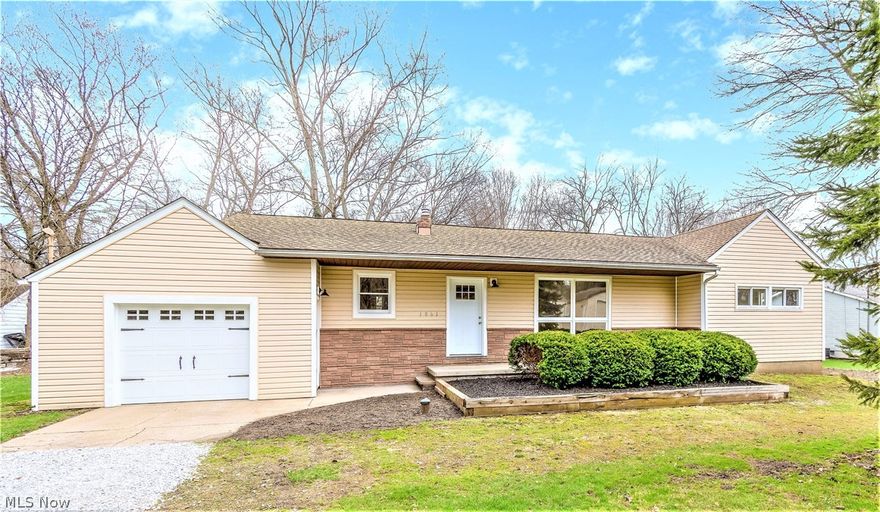*This Remodeled FARMHOUSE Style Ranch Boasts 3 Bdrms, 2 FULL Bathrms, 1372 Sq. Ft, Attached Garage & Is Sure To Impress! *1 ACRE Of Land W/Trees Behind!! *Relax On A COVERED 210 Sq. Ft DECK & COVERED 33 Ft. Long Front PORCH! *Turn Key And MOVE IN READY! *1st Floor Laundry *CUSTOM BARN DOORS, SHIPLAP, BUTCHER BLOCK And More! *BRAND NEW SEPTIC SYSTEM INSTALLED 04/19 *Updates Include: NEW FURNACE & RHEEM High Performance H20 Tank *Completely Renovated Eat In Kitchen W/New OPEN Layout Featuring White Arcadia Shaker Style Cabinets - 30 Drawers/Cabinets/Lazy Susan For Tons Of Storage, Fabulous White ISLAND and Custom Built Farmhouse Style XX Design, Butcher Block Countertops, Subway TILE Backsplash, 8 Jar Pendant Allen + Roth Lighting, SS Faucet W/Sprayer, Deep Curved Overmount SS Sink, Stainless Steel Appliances & LUXURY Waterproof Plank STAINMASTER Washed Oak Flooring W/10 Yr. Warranty! *Living Rm W/2 Large Windows & Jar Flush Lighting *LUXURY Flooring Throughout In EVERY Rm & Shaw Reclaim