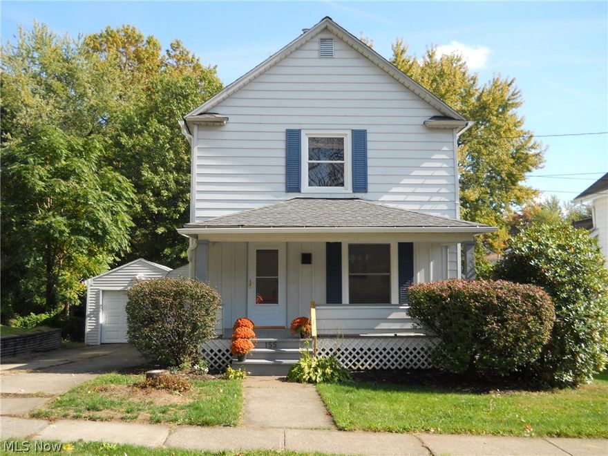 Wonderful Front Porch Colonial oozing with charm and character located on a quiet street within walking distance to Downtown Wadsworth and Durling Park. Great home for entertaining !  Large Kitchen with tons of storage, newer appliances and a sunny Breakfast Nook that overlooks a large private backyard. Spacious Formal Dining and Living Rooms with hardwood floors and larger sized windows bring in tons of natural light.  Second floor has 2 nice sized Bedrooms with deep closets and a large Bathroom (8'x12') which includes a Cedar Closet and lots of additional storage.  A Walk-Out Basement leads to a very spacious and private backyard.  Updates include:  (2014)  Roof, Garage Siding/Windows, Gutters, Shower & Toilet, Bathroom Plumbing, Main Drain Stack, Kitchen and Bath & Bath Flooring, Kitchen Appliances, Electrical Panel and Hot Water Tank.  (2016)  Garage Door Opener.  Newer Dual Pane Replacement Windows.  Easy freeway access and close shopping and restaurants.  Be sure to put this home