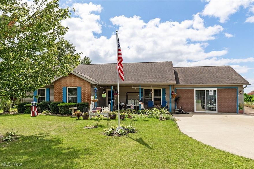 This 3 bedroom, 2 full bathroom ranch home features an oversized living room, large dining room, and a three season sunroom. Roof (2005), furnace (2019), AC (2014), water heater (2019).