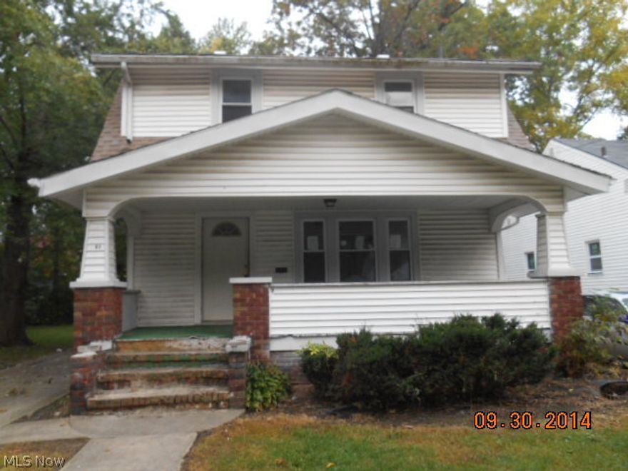 Nice 3 bed, 1 bath colonial on quiet street with hardwood floors.  This home has open floorplan, big rooms, great deck, 2 car detached garage and large living room.  This is a Fannie Mae Homepath property. Call listing agent for details.  Selling as is where is. 1000.00 min EMD. Buyer responsible for any inspections and repairs needed.