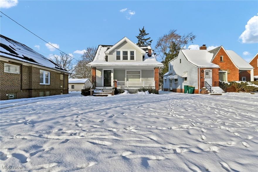 Step back in time while enjoying modern comforts in this classic three-bedroom vinyl-sided colonial.  Relax on the charming front porch or hosting a backyard barbecue overlooking the private backyard.  Inside, you'll find a spacious living room centered around a cozy fireplace. The formal dining room retains its historical character with beautiful, built-in china cabinets. A convenient first-floor den offers flexible space for a home office, library, or play area. The bright eat-in kitchen is ready for your personal touch, offering ample cabinet space for all your culinary needs. 3 full bedrooms and a full bathroom complete the 2nd floor. The home also features an unfinished basement with laundry, a full bathroom - providing potential for extra living space or storage. Completing this package is a two-car detached garage and an unbeatable location! You'll be just minutes from schools, parks, public transportation, shopping, entertainment, and major highways, making your commute and weekend plans a breeze.  This is more than a house—it's the perfect place to call home.