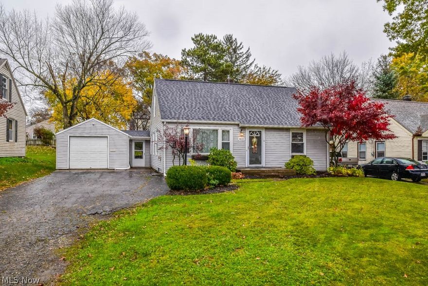 Wonderful curb appeal at this 3 bedroom home with a fenced-in backyard! Step inside the spacious living room boasting a large picture window to fill the room with natural light. Prepare your favorite dishes in the fully applianced kitchen that opens to the dining room. Upstairs, the master bedroom offers built-in drawers, a wide hallway and a large closet with extra built-in drawers. There are 2 additional bedrooms on the main level and a full bath. Full basement has great storage as well as finishing potential. Relax on the 22x12 enclosed back porch overlooking your fully fenced backyard! 1-car attached garage, too. Situated on a quiet street conveniently location near shopping and highway access. Schedule a private showing today!