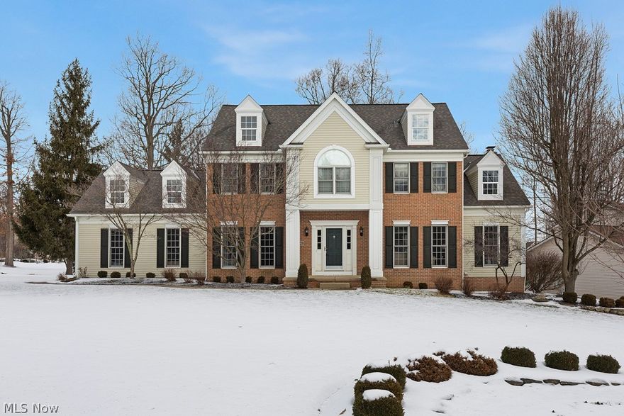 This stunning meticulously maintained colonial has everything you will ever want or need in your new home! It boasts an open floor plan with a beautifully done kitchen complete with custom antiqued cabinets, granite counters, as well as side bar with built in beverage fridge.  Adjacent from the open kitchen is the spacious family room as well as the living room with adjoining office if you need to work from home or just want a cozy place for homework.  Upstairs welcomes you with three generously sized rooms and hallway full bathroom with two separate sink areas.  Down the hall is the inviting master suite with its gorgeous vaulted ceilings, large walk in closet and wonderfully finished luxurious attached master bathroom to top it off.  Once you make your way down to the full finished basement you will be pleased to see a wonderfully done extra large full bathroom, custom built-ins and so much extra space to enjoy many different activities, the possibilities are endless! Once spring arr