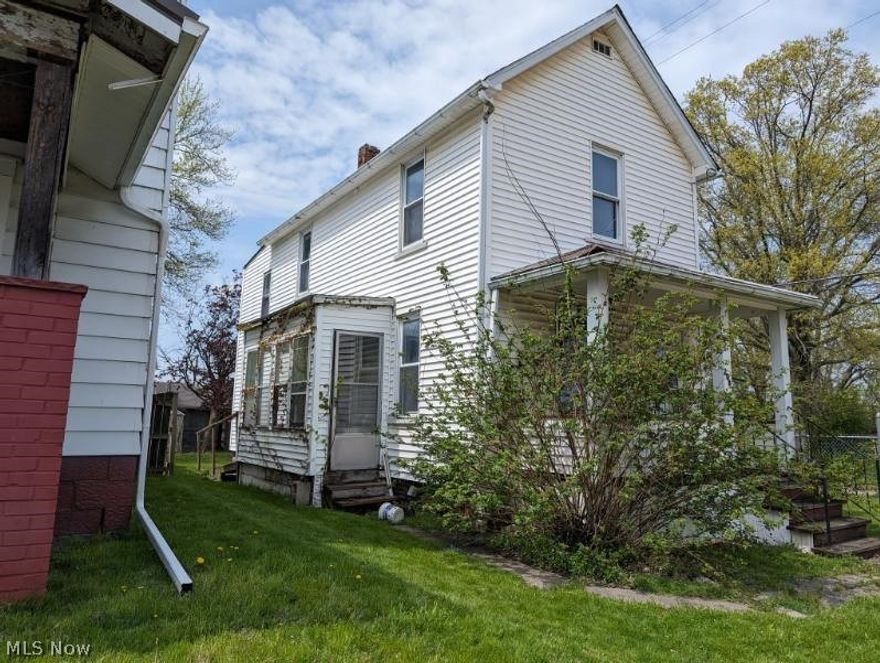 Attention investors:  Wanting to purchase your next flip, but the inventory on the market is dry?  This is the one for you!  The majority of the demolition work has already been completed, and a large amount of the supplies needed have already been purchased and convey with home (cabinets, some flooring, water lines, insulation, etc.).  This house sits on a great, fenced-in corner lot, features a detached garage, and a deceptively large interior.  The first floor boasts two living areas, a HUGE open-concept, eat-in kitchen area, first floor full bathroom and potential for first floor laundry.  Upstairs features three bedrooms.  With some additional work, this home could be a jewel.  Agents, please see private remarks and supplements.