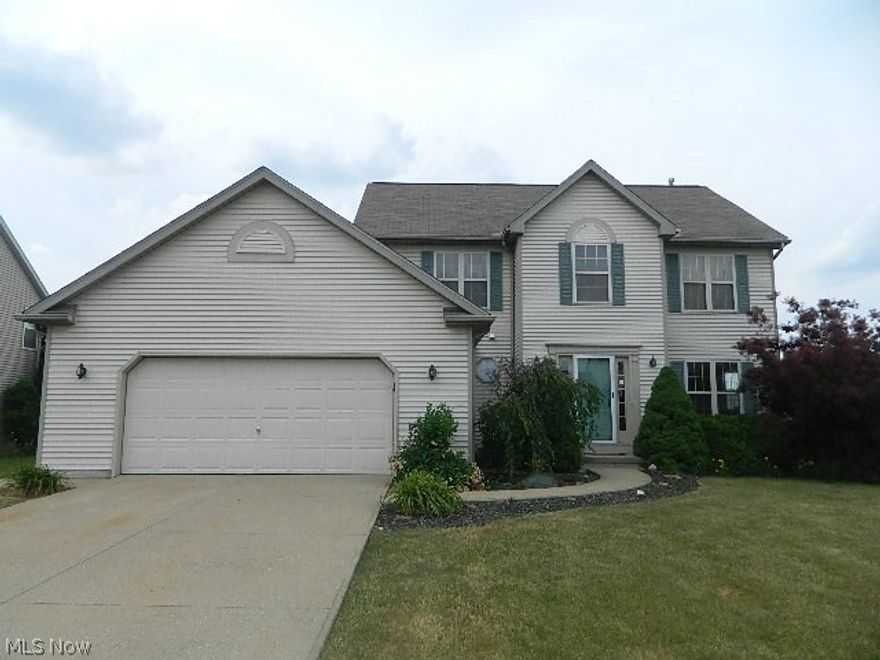 Large comfortable vinyl sided Colonial. 4 bedroom, 2 full baths, 1 half bath. Dining room. Family room with fireplace. Freshly painted. New carpet. New kitchen countertops & flooring. 2 car attached garage. Great location close to schools, shopping, highways. Corporate owned. Cash buyers need proof of funds. Seller requires Caliber Qualification letter prior to negotiations. Buyers do not need to use Caliber Home Loan lending for their loans.( See Broker remarks)