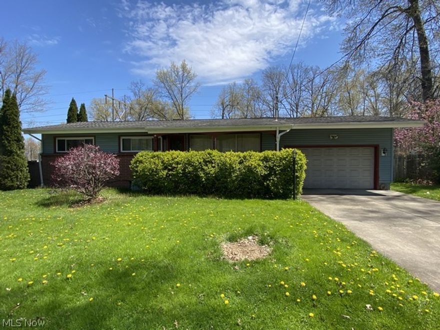 Well maintained ranch home three bedroom, large living room, kitchen, two full baths, enclosed patio, two car attached garage, new roof 2012, basement water proofed, ready for your finishing touch!