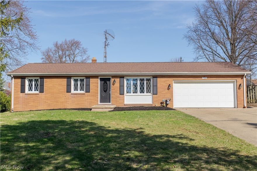 Move right into 7581 Tabernacle St, a newly renovated 3 bedroom Ranch. This home features cathedral ceilings with an open concept. Spend the summer in your large fenced in backyard making memories. In the winter transform the basement into your own entertainment center! There are two sets of stairs to the finished basement, one from the garage and one from the family room. 2024 updates include new plumbing, wiring and duct work. Forced air gas furnace, central air, flooring and paint.