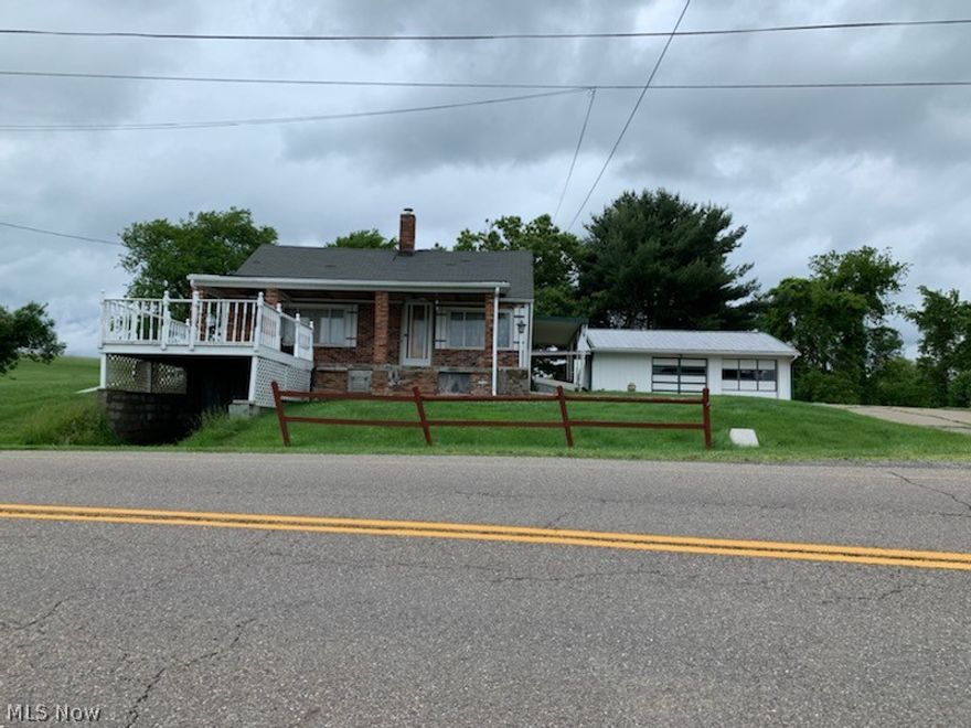 Real Estate Auction July 10th, at 5:00 P.M. Deposit $2,500 day of auction. Balance within 30 days. Subject to confirmation of the owner. Three bedroom brick ranch home on a level 1.3 Acre lot. Detached 32x24 garage and Amish shed.