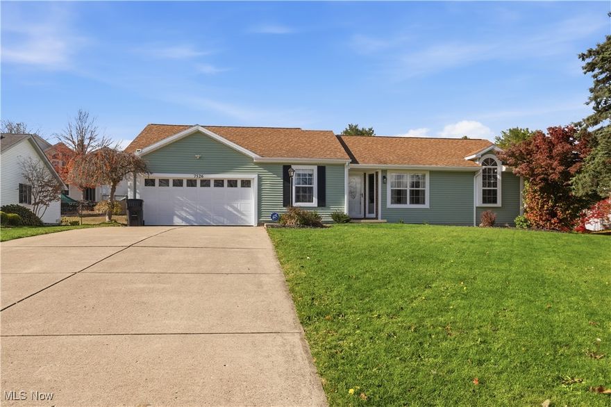 Experience luxury living in this exquisite 3-bedroom, 2-bathroom open-concept ranch located in the highly sought-after HUNTINGTON WOODS! Location, Location, Location! This stunning home is just minutes from shops, restaurants, Mill Creek Park, Golf Courses, major highways, and so much more. As you enter this updated home, the breathtaking Great Room welcomes you with soaring ceilings, contemporary lighting, fresh paint, and gorgeous vinyl flooring that flows seamlessly into the dining area. Enjoy your morning coffee year-round in the bright four-season room or step outside onto the peaceful patio! The Gourmet Kitchen is a chef’s dream—featuring updated cabinetry, floating shelves, granite countertops, tile backsplash, brand-new stainless-steel appliances, a sleek range hood, and luxurious plank-style porcelain flooring. Convenience is key with the first-floor laundry room, complete with high-efficiency front-load washer and dryer and additional storage. The attached 2-car garage also offers ample storage space. The spacious Primary Suite is a true retreat with a custom closet, sliding barn door, double vanity with granite countertops, beautifully tiled tub/shower combo, and elegant porcelain tile flooring. The secondary bedrooms feature high ceilings, generous closets, and an updated full bathroom with a beautifully tiled walk-in shower.