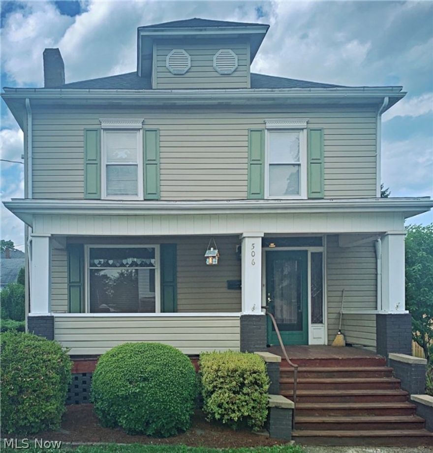 This two story home has so much charm! Hosting a spacious open entryway, beautiful staircase, and original woodwork throughout. On the main level you will find the dinning room, family room, and kitchen with entrance to the back deck. The second level has 3 bedrooms and a newly remodeled full bath. The full basement has a half bath that could be finished if desired. Updates also include a new roof and hot water tank.