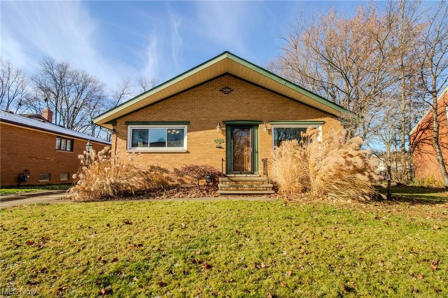 Bright and move-in ready Ranch! Solid brick home with a complete new roof in 2022,  updated windows and a new hot water tank.  Hardwood floors throughout the main level. OVersized finished basement with a fourth bedroom, full bathroom, rec/family room, and large utility room perfect for hobbies, crafts, or workout space.   Nice sized backyard for all your outdoor living.  Moments away from the metroparks, shopping and the airport.   Make this home yours!