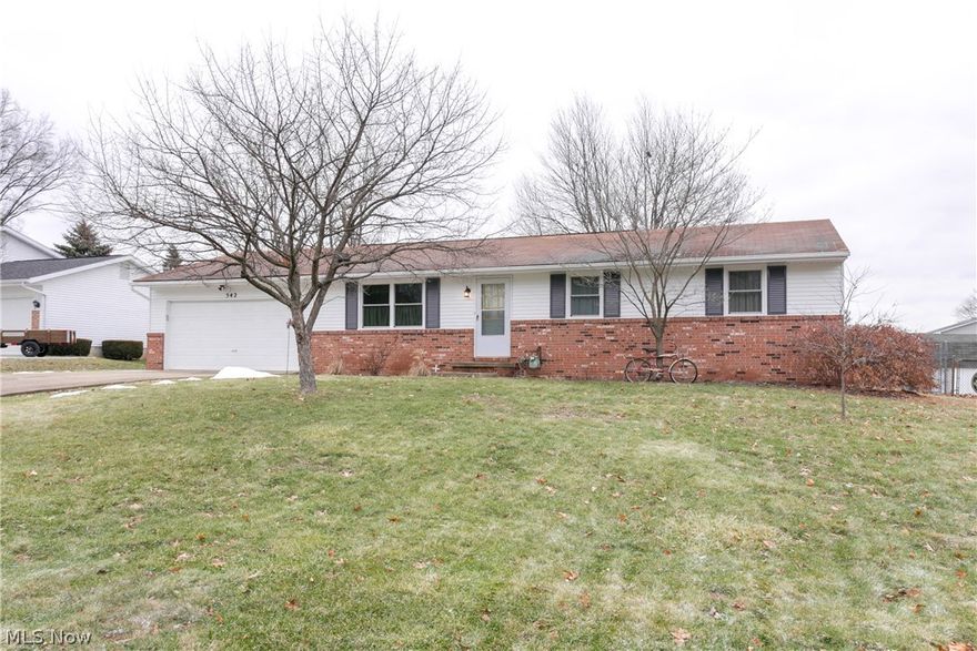 Super nice ranch conveniently located in Perry School District!  3 bedrooms and 2 full baths - all on the first floor. Open kitchen with appliances, center island and a spacious dining area.  Master bedroom has its own full bath.  Finished rec room and separate exercise room or office in the lower level.  There is also a great workshop area with lots of light and storage.  Oversized 2 car garage.  Covered patio with electric outlets.  Large fenced backyard with storage shed.  Windows replaced 2016, Furnace & A/C 2009.  Lots of great features.  Come see for yourself.