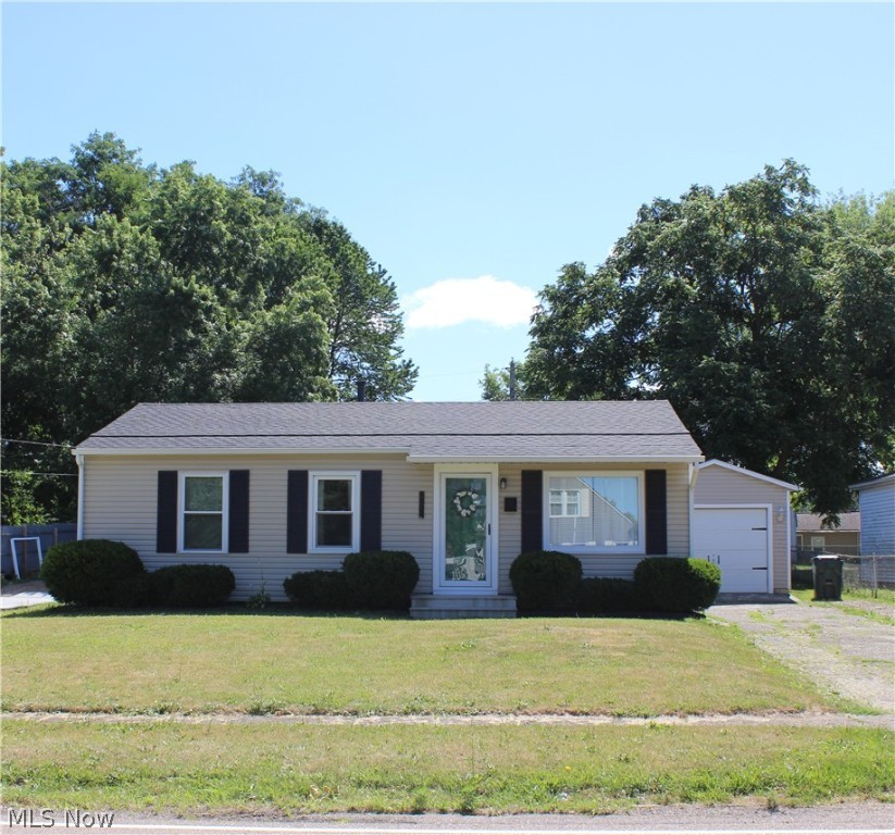 You'll love this move-in ready, well kept & very affordable Ranch home in Plain Schools! Delightfully fresh interior throughout the entire house offers a very crisp and clean color palate that will compliment everyone's decorating style. Beautiful original Hardwood floors grace the front Living Room. The open Eat-in Kitchen has pretty ceramic tile flooring, newer appliances, attractive backsplash with a nice young vibe. Quaint built-in office area in the hallway. All 3 Bedrooms have original hardwood flooring, fresh paint, and updated lighting throughout. The main Bath is sparkling clean with a current look. Enjoy the fenced spacious backyard from the comfort of the shaded covered rear Deck. 1 car detached Garage w/additional parking in driveway. Lower level finished bonus/exercise room too. So many recent updates include Roof, CAC & Furnace, Interior doors, most Windows replaced, Lighting, Fence and more! Pride of ownership really shines in this classic beauty, a great mix of original character with a youthful feel. Great location close to shopping, schools, parks, recreation and travel. Great opportunity at a price that can't be beat. First-time homeowner, downsizer, or anything in between, this home is a perfect fit!