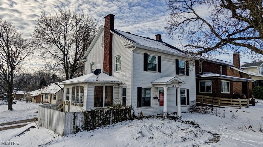 This well-maintained home offers a cozy feel with practical living space. Featuring a functional layout, generous natural light, and a welcoming atmosphere, this home offers four bedrooms, one full bathroom, a living room with fireplace, and has a door to the sunroom. Living room is all open to the dining area, office and kitchen. Upstairs you will find three bedrooms, and a full bathroom, hallway with built in cabinet and drawers.  Go up to the next level and you have another bedroom, and kitchenette. The full basement has a laundry area, storage area, and toilet. Nestled in desirable North Canton, close to downtown, major routes, easy access to local schools, parks, shopping and dining. This home combines comfort and everyday convenience.