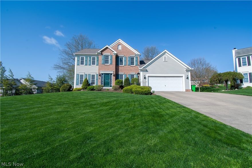 Beautiful Colonial home in a Cul-de-sac setting in Cornerstone Allotment in Lake LSD. As you enter this immaculate home, you will find a foyer with hardwood flooring, an abundance of natural light, & charm. The living room has an archway to the formal dining room with crown molding & chair rail. The eat-in kitchen is perfect for gathering with family & friends & offers a center island/granite countertops/a beautiful tiled backsplash/dining area with slider doors leading to an enclosed back porch. Open concept kitchen to the great room with Cathedral Ceilings/gas fireplace/laminate floors. Convenient 1st-floor laundry & half bath complete the main floor. The 2nd-floor features the master suite with a vaulted ceiling & private bath with a walk-in closet (6x6)/double sinks/walk-in shower/soaking tub/built-in linen closet, and three other bedrooms with large closets and a bathroom. The full basement is partially finished & has a recreation area and plenty of storage space. -Two-car garage,