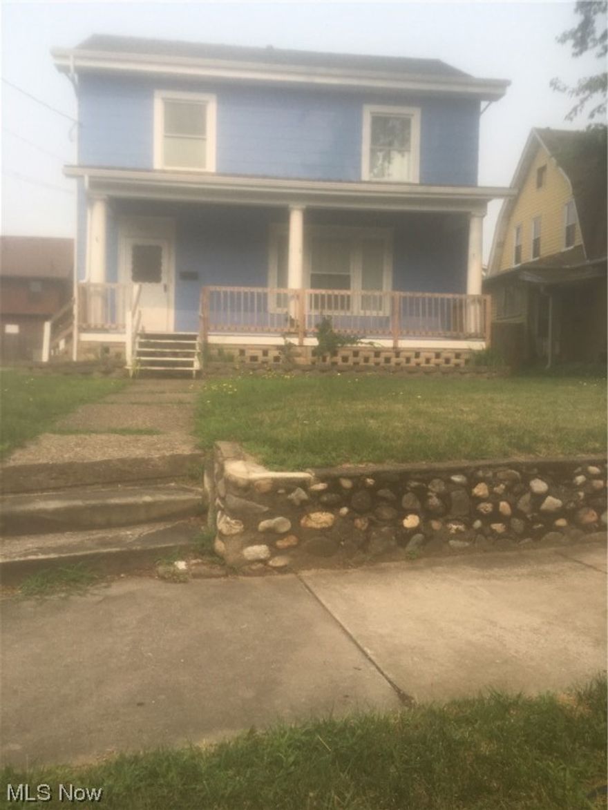 Nicely updated 2-story with fenced back yard area leading to 2-car detached garage. Door opener with 2 controls.  Many improvements and updates throughout the last 3 years including but not limited to:  Stove & Refrigerator, all new Windows, New side & back entry door plus new garage door, Power-vent Hot Water Tank, New Kitchen / Bathroom vanities / cabinets, All new plumbing, new flooring Kitchen / DR / Bathroom.  New metal roofing on lower level roofs only.  Attic insulation, new Gutters & Downspouts including gutter guard screen.   Yes it does have newer CENTRAL Air Conditioning!!!  Nice Front Porch.    Picture Pretty.  Possession negotiable but probably at closing.  Easy showings.