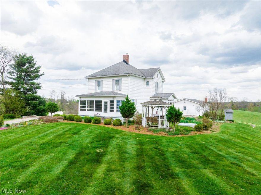 Onsite auction Thursday, May 21st at 6:00 PM. This parcel features a well-maintained two-story home with a basement, offering a practical layout with room to make it your own. The main floor includes a kitchen, dining area, and living room, along with a bedroom, a full bath with an attached laundry area, and a sunroom that brightens up the home. Upstairs, you’ll find two more bedrooms, a full bath, and a sewing or multipurpose room that can easily adapt to your needs. Utilities include a propane forced-air furnace, central A/C, electric hot water heater, private well, and septic. A 36’ x 24’ three-car detached garage provides ample space for vehicles and storage. There is 270’ of road frontage for this parcel.