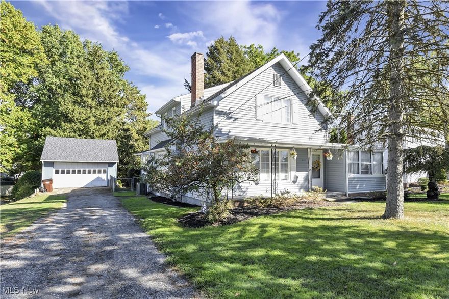 Charming country feel in a city setting-delightful Westlake colonial on .58 acres. Well-maintained 4 bedroom, 1.5 bath home features a newly remodeled eat-in kitchen with granite counters, ample cabinetry and vinyl flooring. Sliding glass doors open to one of two patios in a fully fenced, park-like backyard- perfect for enjoying every Cleveland season. Main-floor primary bedroom with attached half bath. Large welcoming living room with fireplace and big picture windows flows to a bright sunroom-ideal for morning coffee or relaxed evenings. Formal dining room with built-in bar and mini fridge. Upstairs offers three well-sized bedrooms and a fully remodeled bathroom with a brand-new soaking tub.  Full basement provides generous storage.  Recent improvements include a new roof 2024. A true Westlake charmer with space, comfort and curb appeal.