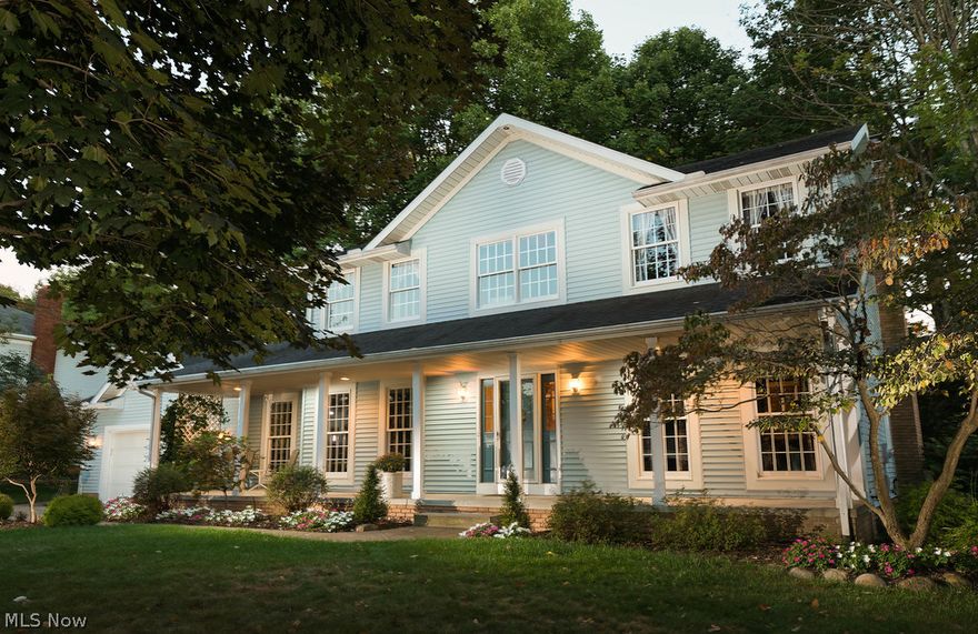 Your search is over, this Captivating  home has it all..open floor plan, 4 spacious bedrooms, 3.5 baths,  1st fl laundry,  1st fl office,  great room with gas fireplace , plenty of natural light and pocket doors to the living room.  Absolutely beautiful remodeled  eat in  kitchen with granite counter tops, tile back splash,  island, pantry,  cherry cabinetry,  tile floor and french doors to the covered patio. Formal Dining Room features tray ceiling, chair rail and crown molding.  The half bath on main fl has been update and includes a  granite countertop.  Wow!  Master suite has a vaulted ceiling, walk in closet, stunning bath with double sinks, granite counter top, tile back splash, laundry chute,  lg walk in tile shower, deep garden tub, heated tile floor, skylight and vaulted ceiling! The finished lower level features a rec room with a projection screen, built in cabinets,  bonus room and full bath!   Relax after a long day on your beautiful front porch or the private patio!  Truly