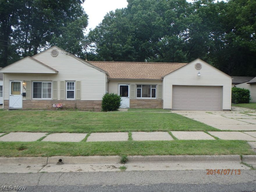 All One Floor Living Close to Schools, Shopping, Parks, Route 8/77 central interchange. There is a Master Suite and Private Master bathroom in the new addition. The home owner Added a walk out basement to the addition.  With 3 bedrooms, 2 Full Bathrooms, 1st floor laundry room, fenced in back yard, Double wide lot, Shed,covered back patio and a breezeway attaching the home and 2 car garage. This is a great place to start your home search. The location is 2 minutes from the 77/8 central interchange, a few minutes from Ellet and firestone park  and downtown Akron. Your close to schools, parks, shopping and well located to catch the highway to your destination. Move in and enjoy today.  Call for your private showing.