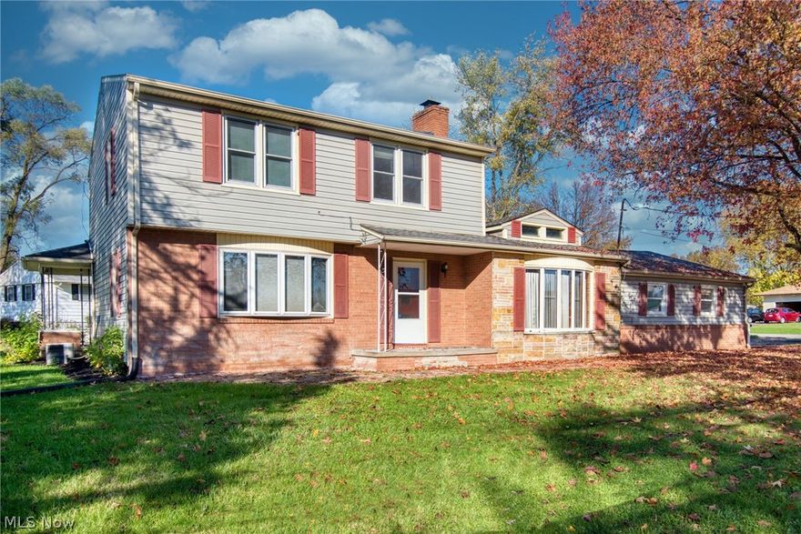 Nice corner lot with 3 Bedrooms, 2.5 Baths, Fireplace, hidden bar in Family Room, first floor Laundry, Hot Tub on main floor, partially finished Basement with full bath. Two car garage, Built in patio in back.