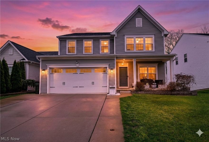 Welcome to 4627 Pebble Creek Court — a stunning Colonial tucked away on a quiet cul-de-sac with serene lake views right in your own backyard.

This beautifully designed home offers 4 spacious bedrooms plus a versatile bonus room in the finished basement—perfect as a 5th bedroom, private office, or home gym. With 3 full bathrooms, there’s plenty of space and comfort for family and guests alike.

Step inside to discover a timeless layout filled with natural light, inviting living spaces, and seamless flow for both everyday living and entertaining. The true showstopper? Step out back and unwind with peaceful water views—your own private retreat to enjoy morning coffee or evening sunsets.

An attached 2-car garage adds convenience, while the finished lower level provides additional flexible living space to fit your needs.

Located in the highly desirable Hudson School District, this home combines location, lifestyle, and value in one exceptional package.

Homes with views like this don’t come around often—schedule your private showing today and experience it for yourself!