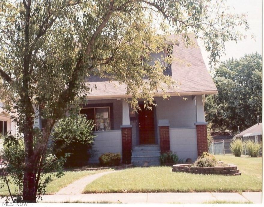 Solid cape style home in great Akron - Ellet neighborhood.  2 car detached garage and nice front porch.  Nice starter, downsize or investor opportunity. Needs some fix up and repair. Good 203K financed property. Owned by Secretary of Veterans Affairs and sells as-is.  Seller will make no repairs. $ 1000 minimum earnest money for financed offers and 10% earnest money for cash offers. Copy of EM check and either POF or appropriate pre-approval letter must come with initial offer.  Buyer to pay all transfer and title costs. Buyer or buyer agent to verify all information