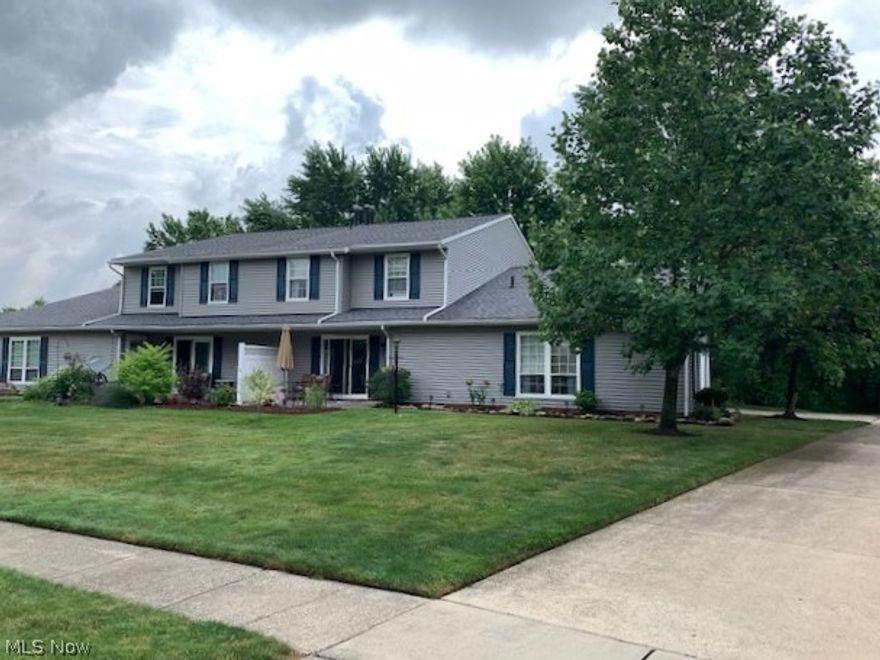 Fabulous opportunity to snag the condo with the best view in the development. Overlooking Fox Den Golf Course and some woods, this one owner condo has been meticulously maintained and will be a pleasure to it's new owner! The master bedroom is on the first floor, but is currently being used as their office. Two more spacious bedrooms are upstairs along with another full bath. Check out the massive walk in closet off the 16x11 bedroom, complete with a hidden doorway to extra storage in the attic above the garage! The garage is attached and they added a screen door and this is where the laundry is.  Built with extras such as extra insulation (including in interior walls), solid wood doors with Baldwin door knobs and hinges and more! The kitchen and bathrooms have been remodeled since it was built, as have the windows.  Additionally, the baseboards and crown moldings (and trim) have all been replaced.  The fridge is only a couple months old and the water tank is about 7 years old. These c