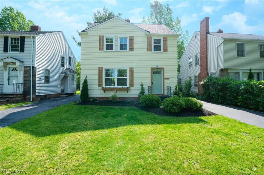 SHOW STOPPER! Welcome to this beautifully remodeled home! When you walk through the front door into the living room, you are greeted by the stacked stone, wood burning fireplace and gorgeous hardwood floors. Formal dining room w/ corner built in that opens to covered outdoor patio. Stunning remodeled kitchen that has been gutted opens to dining room has all new stainless steel appliances, granite countertops, and new cabinets great for storage. The upstairs boasts 3 bedrooms and a full bath. One bedroom features a private balcony perfect for enjoying your morning coffee overlooking the beautiful yard. Great lower level is partially finished with carpeted recreation room on one side and new half bath and laundry room on the other. New landscaping, newer roof, newer furnace and detached 2 car garage. New A/C. The wonderfully detailed home is Move In Ready! POS compliant.