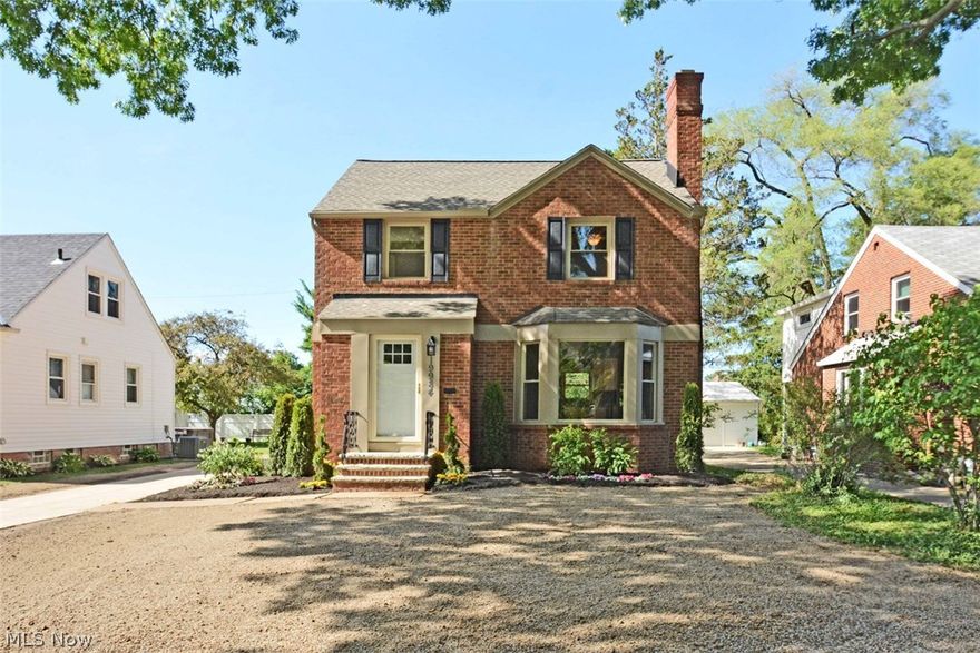 “CURBILICIOUS”!!! Fabulous renovation on great street in River! Gorgeous Brick colonial with hardwood floors, brand new Kitchen with granite counters, modern glass backsplash, cool ceramic floor, SS appliances and dining area. New half bath and built-in coat/shoe rack. Wood burning fireplace in the living room with bay window, finished rec room, new Windows, Roof, Furnace/CA, 2 car garage, spacious back yard and all newly landscaped! Walk down the street to Linden Park and close to Metroparks!