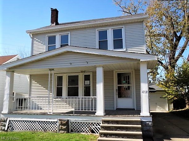 Good Curb Appeal. This 3 bedroom, 1 bath vinyl colonial has many nice extras. Newer Furnace and Hot Water Heater. Newer windows. Fireplace in the living room. Dining room plus eat-in kitchen. Full basement has glass block windows. 1.5 car detached garage. Partial fenced yard.