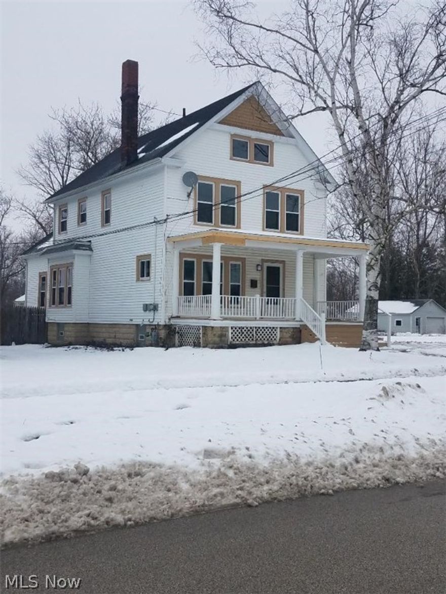 Charming 4 bedroom century home with all the beautiful old natural woodwork just waiting for you to call it home!!!  Formal dining room , office and big living room with fireplace all with original woodwork. Big kitchen and mudroom. 4 good sized bedrooms upstairs with huge bonus room. Full basement. Front porch to have your morning coffee. Updated electrical and plumbing ...brand new siding, roof and windows. Move in ready!!!!