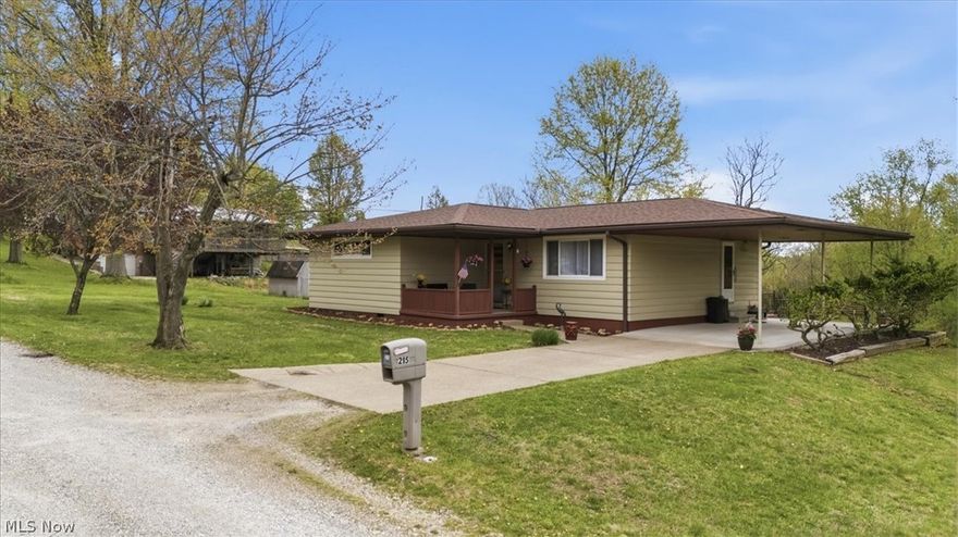 Welcome to this 1 Owner Meticulously Kept Ranch Home with a Full Walkout Basement, in a Lovely Washington Neighborhood, sitting on a little over a half acre of a Gorgeous Tree Lined Lot. When pulling up to the home you immediately notice how well cared for it has always been, with its Lovely Covered Front Porch for relaxing & Attached Carport where you can enter the home through the side door.  The view of the backyard from the carport is just so peaceful & beautiful & there's a bench there to sit & enjoy too. When entering the home either through front or side doors you notice the Stunning Hardwood Floors, the Open Floorplan, along with all of the Natural Light. The Main Level has the 3 Bedrooms, Full Bath, Eat In Kitchen & the Nice Sized Living Room with a Very Large Picture Window. The LR while still having the original carpet, does have the same beautiful Hardwood Floors under it. The Basement Level has a 24X18 Large Family Room (the carpet has been removed) with a Kitchenette, Laundry & the Exterior Door for your Walk Up to the Amazing Backyard. Off of the FR you have the 17X11 Storage Room (could be finished for another bedroom/office) & also the 14X12 room with a Partial Bathroom, this room has a shower & toilet just needs a sink & 1 wall & you would have 2 full baths in this home. This home also features Radiant Heat in the ceiling which not only provides individual room control, but has much better air quality, reduces energy costs & responds much quicker to our crazy temperature changes. The potential for this one is endless in this desired neighborhood in the Blennerhassett School District. Call today for your private showing.