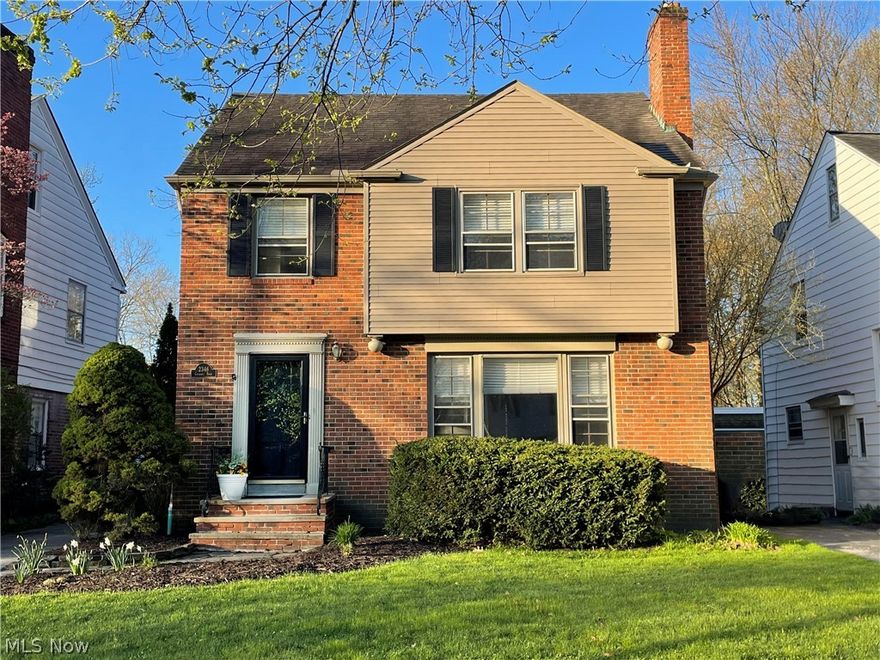 Exceptional curb appeal. Super sharp brick in a prime location for those seeking a vibrant lifestyle in a quiet neighborhood. Gorgeous, newly refinished hardwood floors throughout. Enter the welcoming living room adorned with a cove ceiling and timeless fireplace. The adjacent dining room features its own cove ceiling and a built-in china cabinet adding to the home’s character. The kitchen boasts plenty of cabinets and storage plus a delightful breakfast room for casual dining. The second floor offers three nicely sized bedrooms for comfort and relaxation. The lower level has a rec room with brand new and beautiful luxury vinyl waterproof flooring, paneled walls, wet bar, and fireplace surround. The immaculate utility/unfinished storage area comes with a dryer and large stationary tub in the laundry area. Step outside to enjoy the first and second floor back porches, as well as a paver patio overlooking the large back yard with a two-car garage. Walking distance to John Carroll University and Walter Stinson community park where the summer concert series performs, and other events take place. Minutes to the cultural hub of University Circle with world class museums, hospitals and The Cleveland Orchestra. Additionally close to downtown, several churches, temples, restaurants, retail, Whole Foods and so much more. This beauty will be POS compliant.