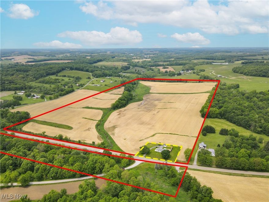 Endless Potential on 78.995 Acres-Agricultural/Residential Development Opportunity | Columbiana County | Southern Local School District. This level, tillable 78.995 acre parcel is currently being used for crop farming providing income until you expand your farming operation or are ready to build your dream home where you can enjoy sustainable living, hobby farm, boutique operation or develop with several beautiful homesites. Frontage on SR 518 & Foundry Hill Rd. (South). The tranquil Williard Run and Brush Creeks meander through the property, attracting wildlife and enhancing its natural charm. This property is available individually or as part of a larger offering totaling approximately 105.852 acres when combined with adjoining parcels. It’s an excellent opportunity for developers, investors or anyone seeking space, privacy and multiple options for use. Acreage by parcel with MLS# , 5129999 (4.297 AC.) |  5130001 (8.91 AC.) | 5130009 (13.65 AC.) | 5130011 (78.995 AC.) | and 5132328 (105.852 AC. All Parcels Combined). PLEASE NOTE: Any applicable Gas, Oil, Coal, Timber and Mineral Rights are Negotiable. HIGHLIGHTS INCLUDE: *78.995 Acres (majority level, usable terrain with Williard Run and Brush Creeks) * 60.33 AC. Portion tillable (Currently planted, farmer will harvest current crop). Don’t miss this opportunity to own a versatile piece of land that offers flexibility, functionality and long-term promise. Please Note: *Parcel lines in photos/videos and all marketing (size and dimensions) are approximate for visual reference only, actual may vary. This property is owned by a trust affiliated with a licensed real estate agent/REALTOR® in the state of Ohio. The licensed agent/REALTOR® also maintains a business relationship with the listing agent and brokerage. ALL LAND IS CURRENTLY PLANTED IN CROPS PLEASE DO NOT WALK THE PROPERTY WITHOUT PRIOR COMMUNICATION AND APPROVAL. SHOWINGS BY APPOINTMENT ONLY. CONTACT THE LISTING AGENT TO SCHEDULE A VISIT.