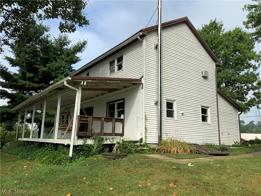 Nice large home, just waiting for someone to make it their own.  This home has so much space and it sits on 6 acres.  There is a detached 3 car garage, a storage shed, an open end barn and an additional livestock barn.  There may be additional acreage that can be purchased next to the home also.  The home could be 5 bedrooms or there is plenty of space to add additional bathrooms.  Taxes and parcel # tbd as this land is part of a 100 acre farm.