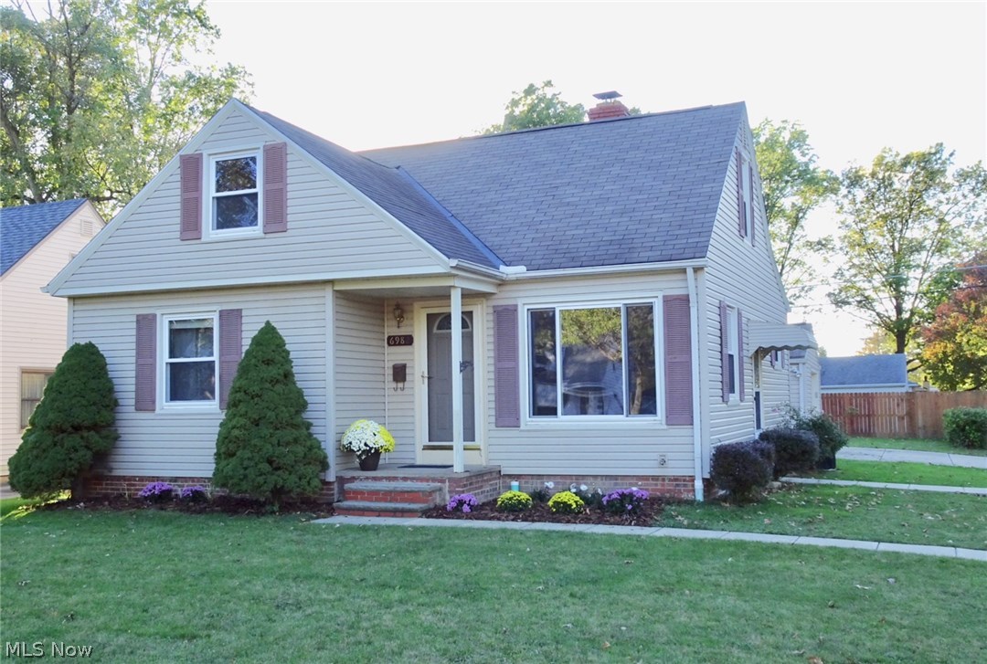 Charming well maintained 3/4 bedroom 1.5 bath Cape Cod in Parma Heights. This home is move in ready. Beautiful updated kitchen with no slam drawers. Fresh paint an professionally cleaned carpets. Updated first floor full bath. Home has other updates that include: Siding, windows, doors, roof, electric panel, and waterproofed basement. Nice size city lot for family fun. Second floor bedroom is very spacious with plenty of storage. Don’t let the other family buy this before you schedule for a private showing soon.