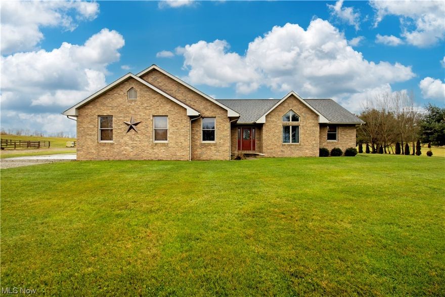 Auditor's information is not current. Owner added a 1,000 square foot mother in law suite with one bedroom, 1 bath and private laundry hookups. Seller is also adding 300 feet of leach line to the septic and has full approval from health department to complete the work as soon as weather permits. This allows the four bedrooms and three bathrooms in total along with the added square footage. A wonderful opportunity to own a beautiful home that offers the option of rental income. Additional living quarters has attached 1 car parking and could easily bring $600-$800 per month in this location. Use it to offset your mortgage payment or use it as a mother-in-law suite! It is an ideal situation either way. This home is nestled into nearly seven acres in Triway School District and has much to offer. Small horse barn hasn't been utilized for quite some time and is begging to serve its purpose once again. It has one stable and concrete walkway with about 2.5 acres of pasture at the back of the lot. You could also sell the back 2.5 acre parcel as there is already an easement and driveway in place to access it. Have you been wanting to get out to the country and have animals, grow your own food or start your own homestead? This is the absolute perfect property to do just that! Call your favorite realtor to scheudule your own private tour.